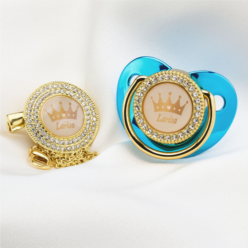 Personalized Name Exquisite Handmade Pacifier Gift for Your Little One