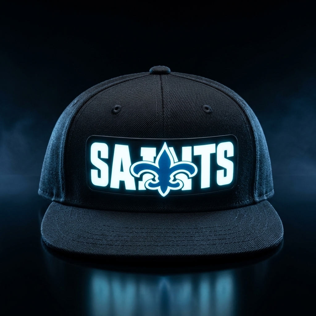 Football Fan LED Light-Up Snapback Cap