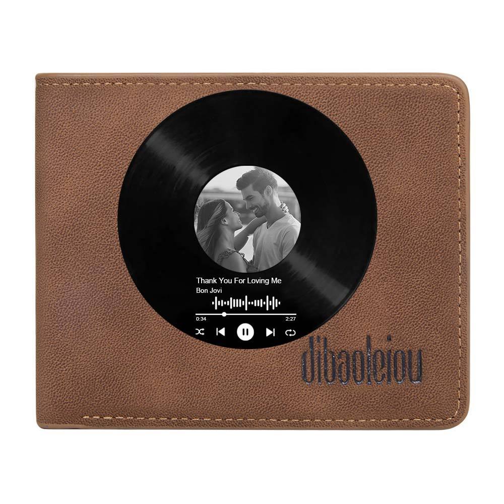 Carteira Com Foto Personalizada E Música Do Spotify Para Presentear Ele - CustWitPT