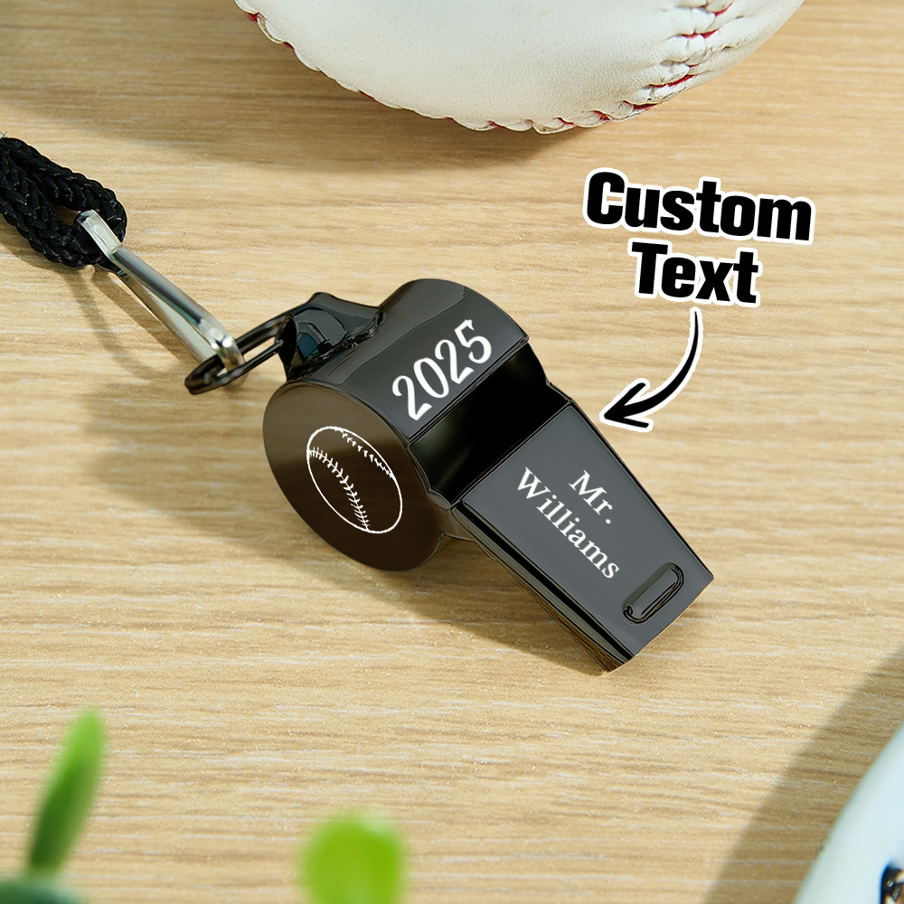 Apito Personalizado Com Gravura, Presente Esportivo Personalizado Para Futebol, Basquete, Vôlei, Futebol, Treinador De Beisebol, Presente De Agradecimento Do Professor