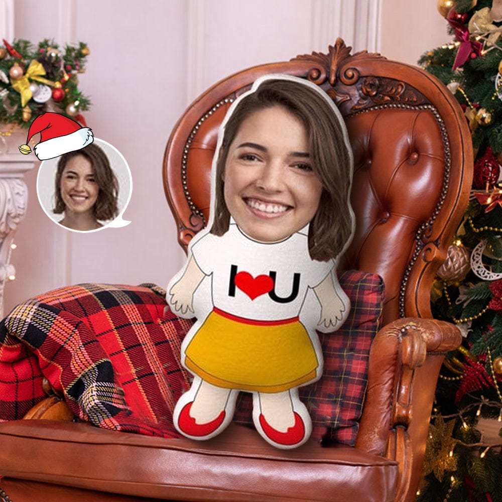 Travesseiro I Love U, Presente Para O Dia Dos Namorados, Boneco Mágico - CustWitPT