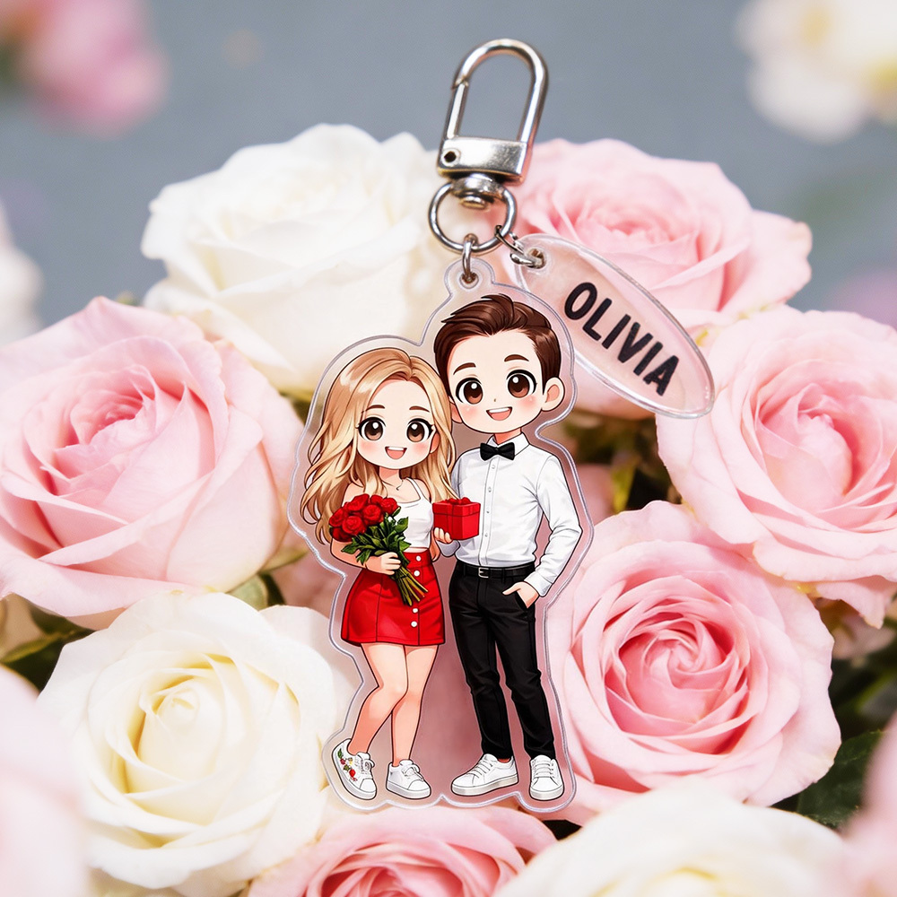 Custom Chibi Acrylic Keychains Made From Your Favorite Photo Perfect For Birthdays, Anniversaries or Christmas