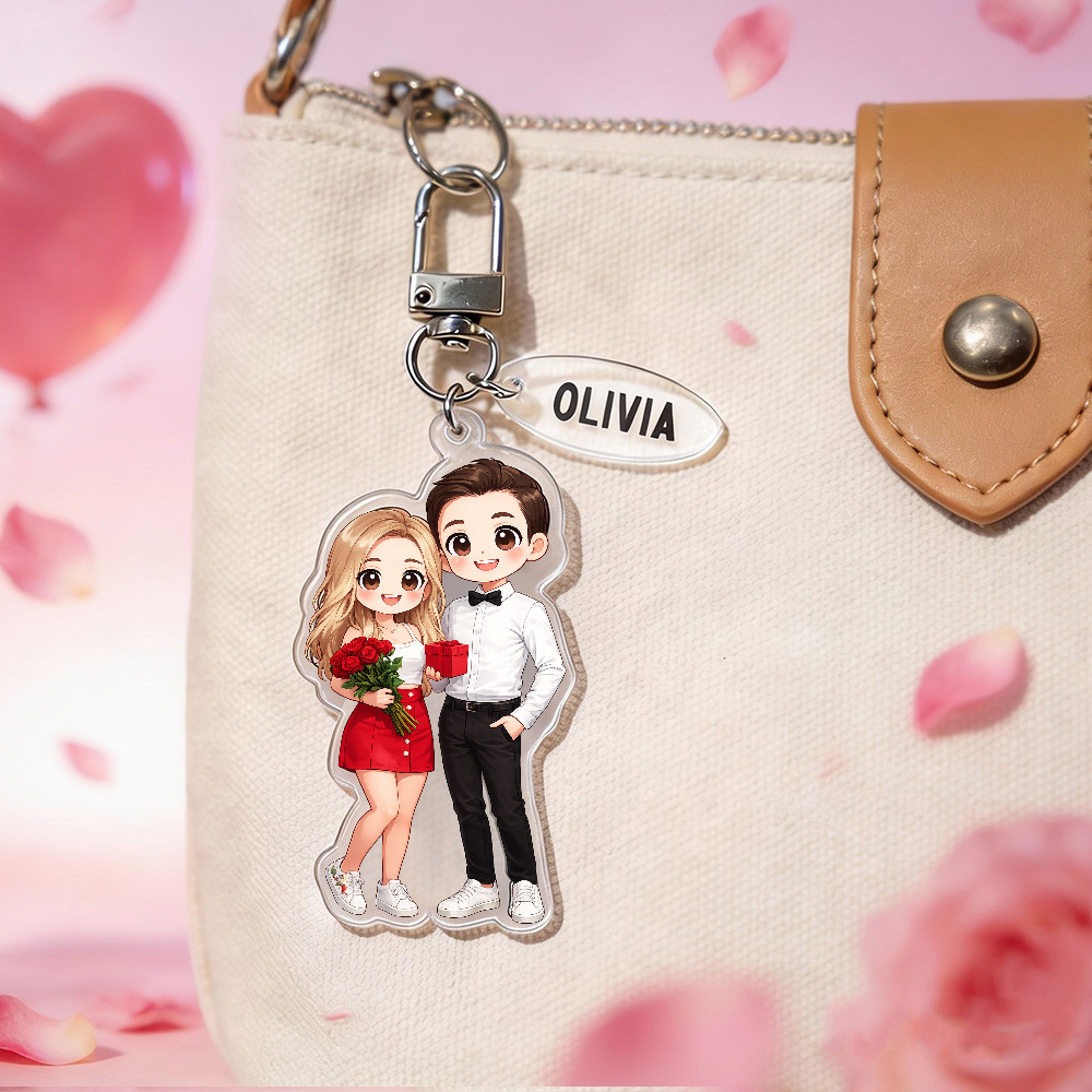 Custom Chibi Acrylic Keychains Made From Your Favorite Photo Perfect For Birthdays, Anniversaries or Christmas