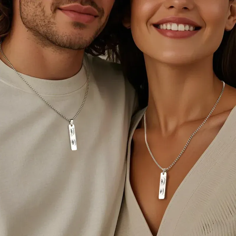 Custom Eyes Photo Necklace