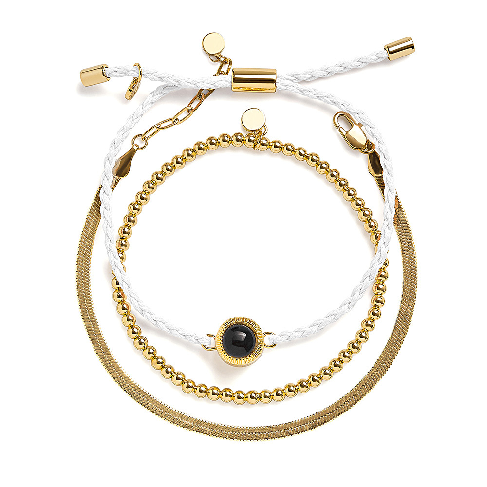 Pulseira De Fotos Personalizada Com Projeção De Joias E Pulseira Elástica De Contas Personalizadas, Presentes De Natal - CustWitPT