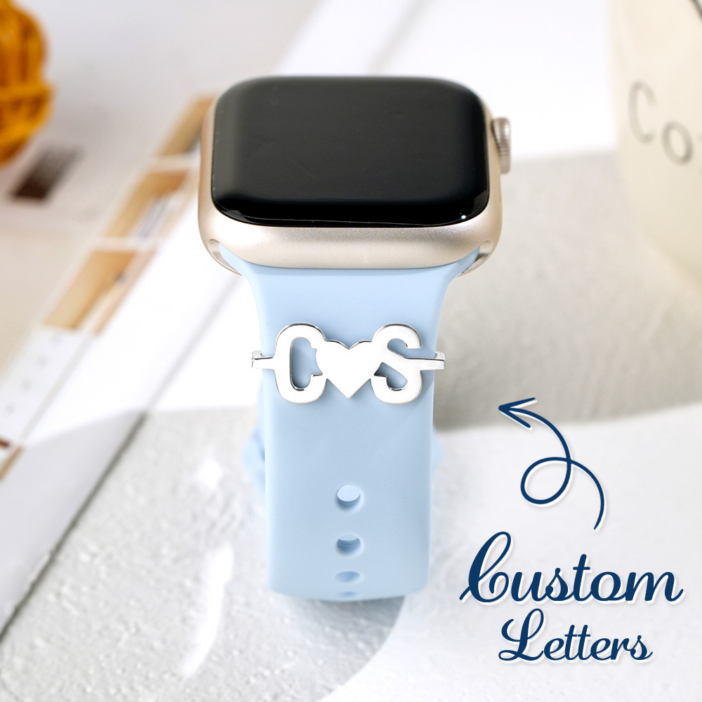 Pulseira De Relógio Personalizada, Joia De Relógio Com Inicial Personalizada - CustWitPT