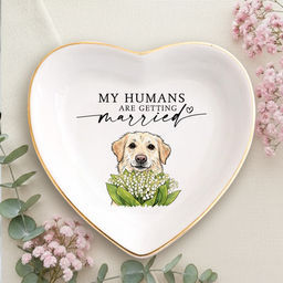 Porta-Anéis com Retrato de Animal Personalizado – Porta-Joias Decorativo, Presente de Noivado para Ela