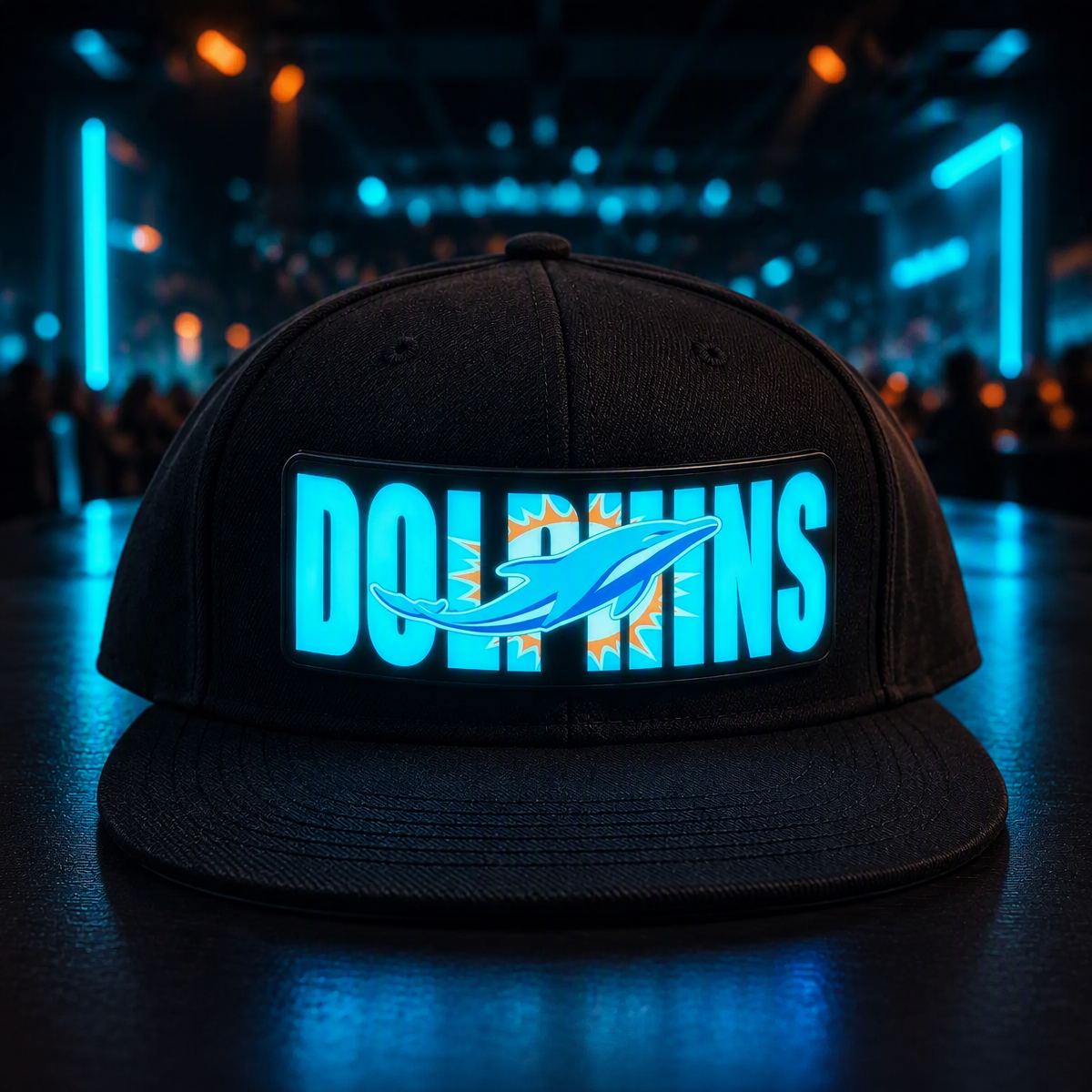 Football Fan LED Light-Up Snapback Cap