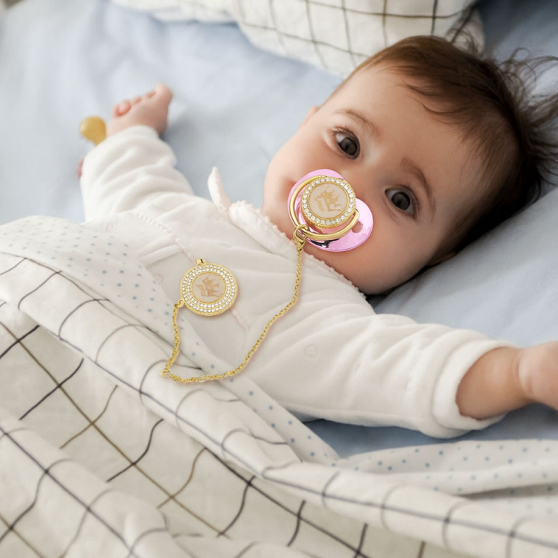 Personalized Name Exquisite Handmade Pacifier Gift for Your Little One