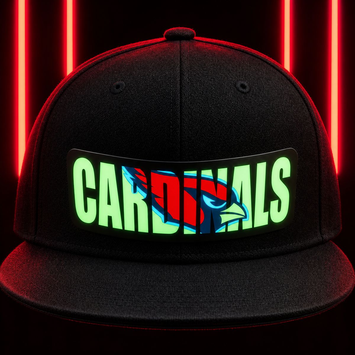 Football Fan LED Light-Up Snapback Cap
