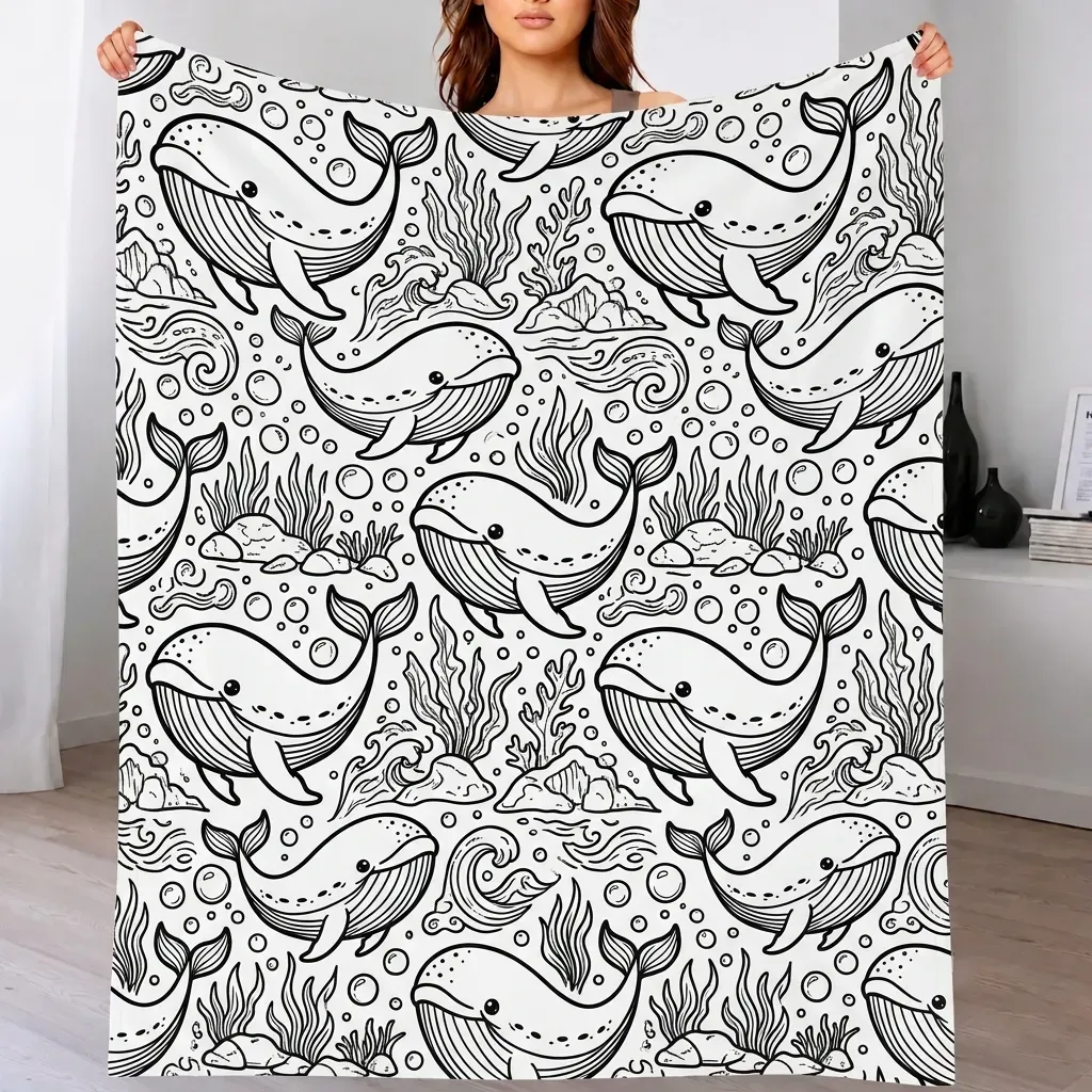 Cobertor De Desenho DIY, Rabisque Seus Próprios Cobertores, Pintura Lavável Personalizável E Cobertores De Brincar Para Adultos - CustWitPT