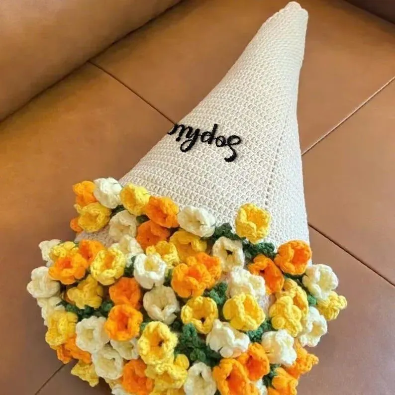 Kit Faça Você Mesmo Para Cobertor De Rosas Tricotado À Mão E Presente Pronto Para O Dia Das Mães E Dia Dos Namorados - CustWitPT