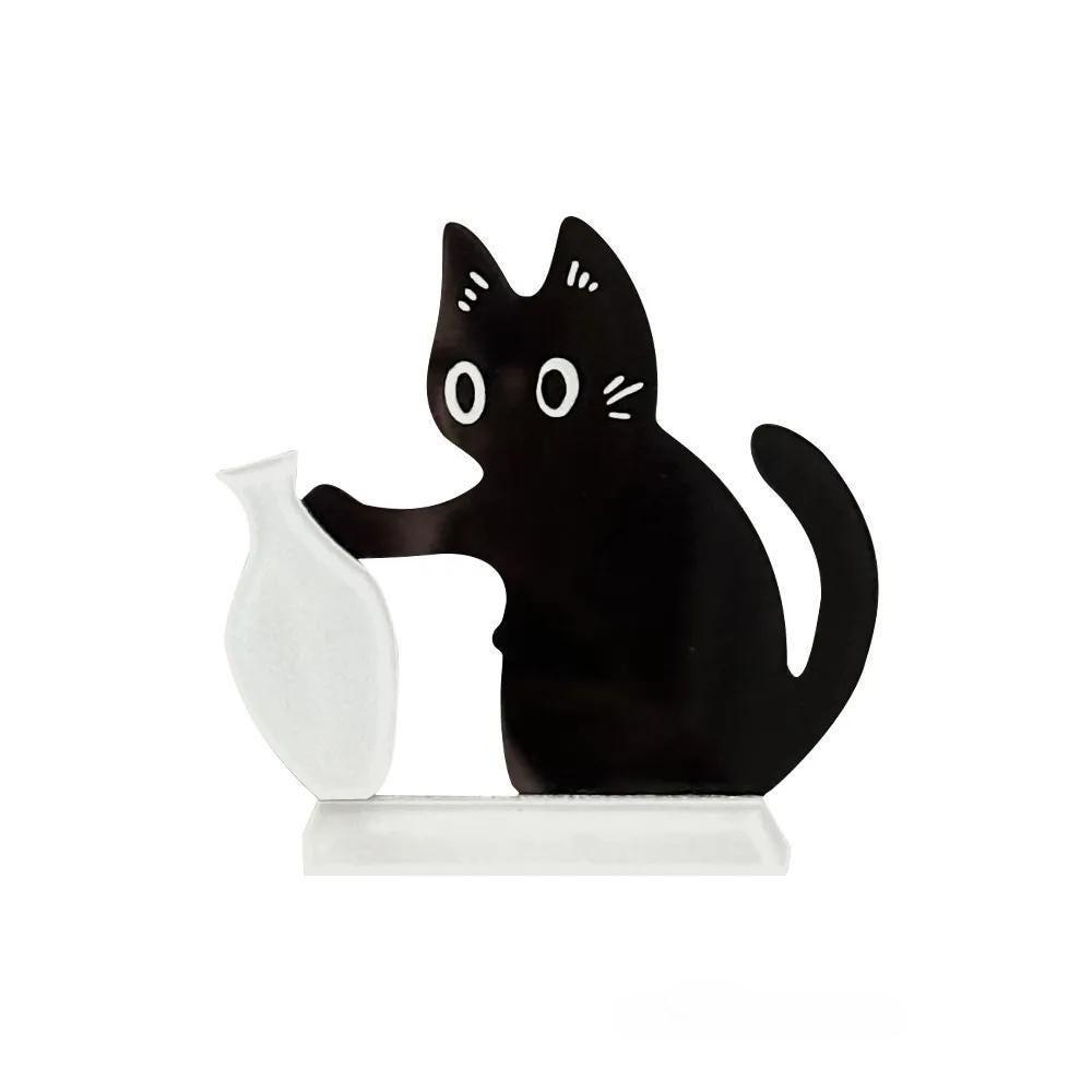 Coletor De Bigode De Gato Feito à Mão – Suporte Magnético Acrílico Para Geladeira | Mini Lembrança, Lembrança Para Animais De Estimação, Presente Para Amantes De Gatos - CustWitPT