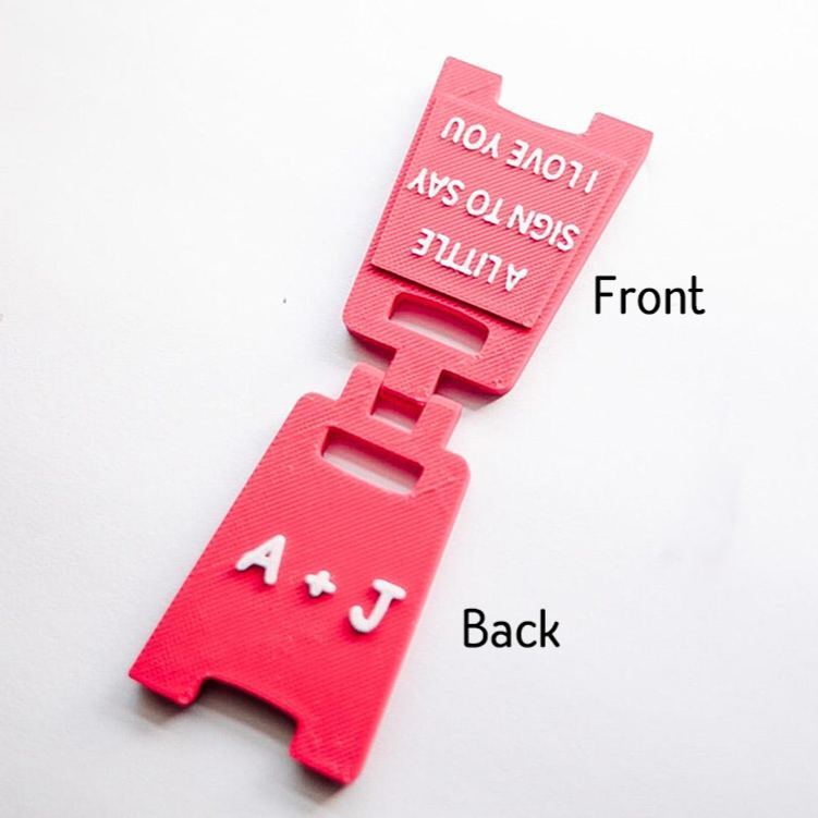 Placa Personalizada Para Namorada Com A Frase 'eu Te Amo', Mini Placa De Amor, Várias Cores, Impressa Em 3d, Estilo Cavalete, Presente De Dia Dos Namorados Para Ela. - CustWitPT