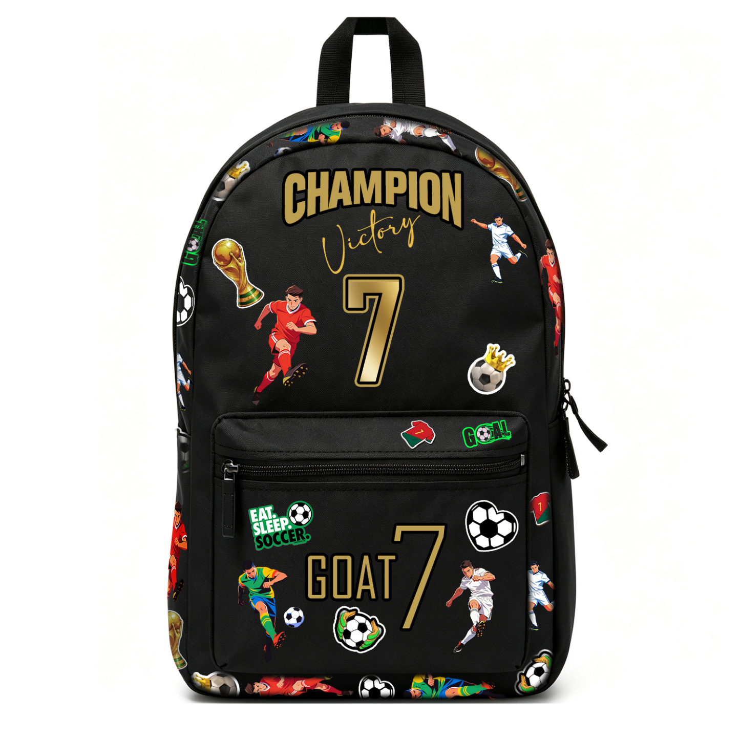 Mochila De Futebol Personalizada: Mochila Escolar Personalizada Para Fãs De Esportes - CustWitPT