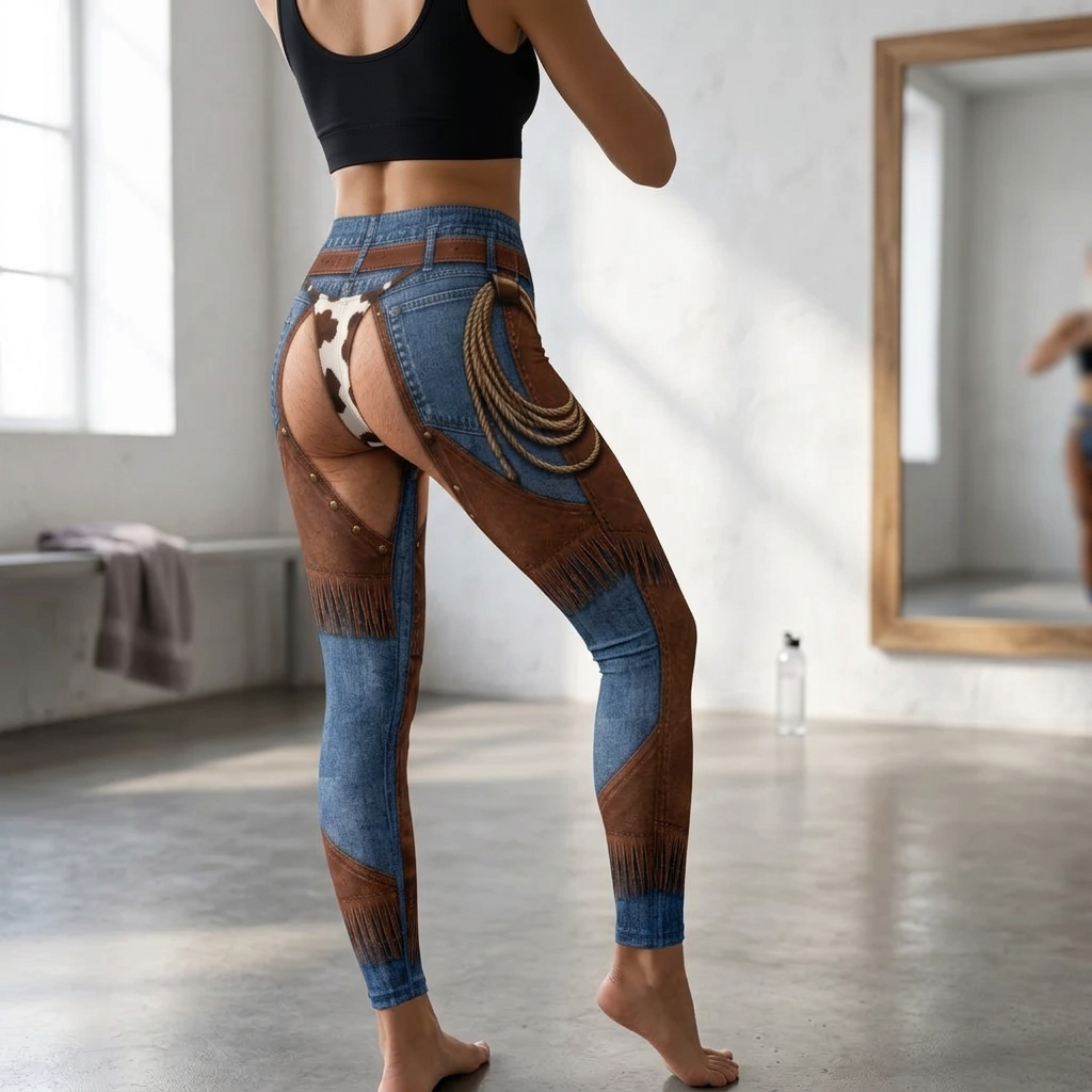 Personalized Print Novelty Yoga Pants Custom Pattern Leggings for Women - MyHawaiianShirts
