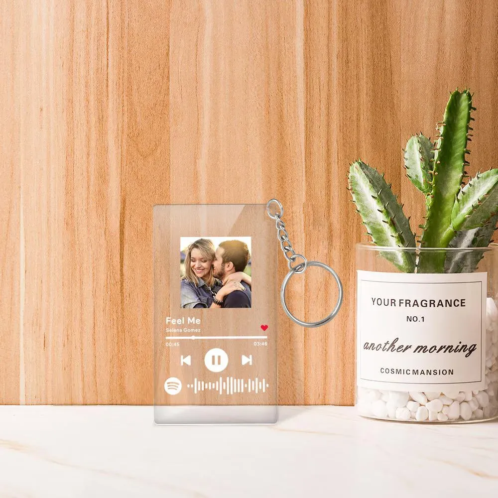 Scanbare Spotify-code-plakette, Nachtlicht, Musik Und Foto, Acryl, Verschiedene Musik-kombinationsstile - CustWitDE