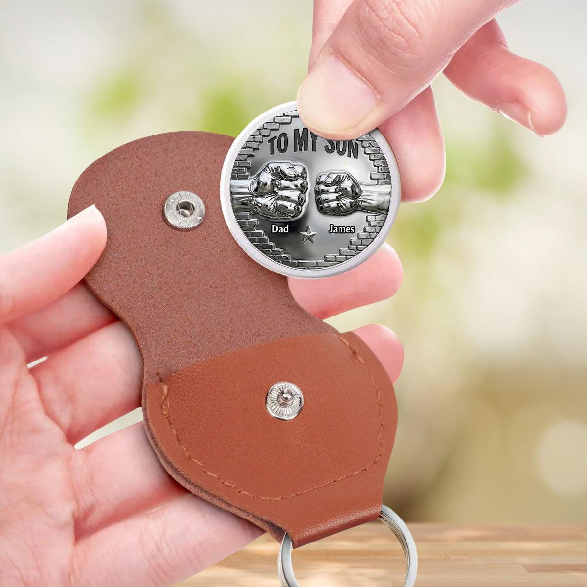 „To My Son I Believe In You" – Personalisierte, individuelle Taschenumarmung im 2D-Look und 3D-Pop - CustWitDE