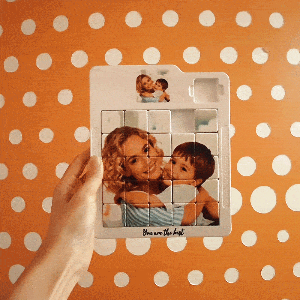 Personalisierbares Foto-Schiebepuzzle – Individuelles Geschenk mit eigenem Bild