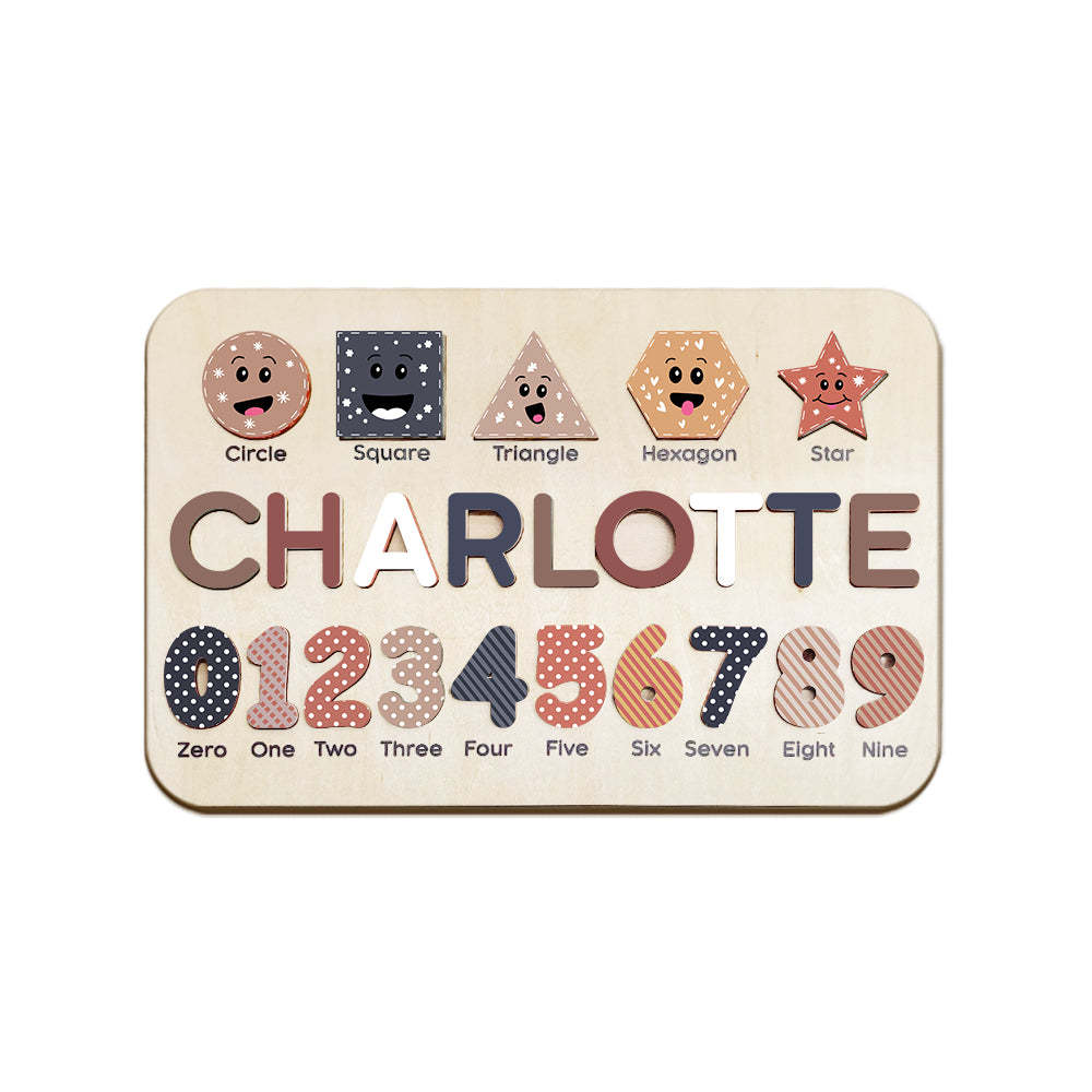 Personalisiertes Namenspuzzle Aus Holz – Ein Ideales Spielzeug Für Babys - CustWitDE
