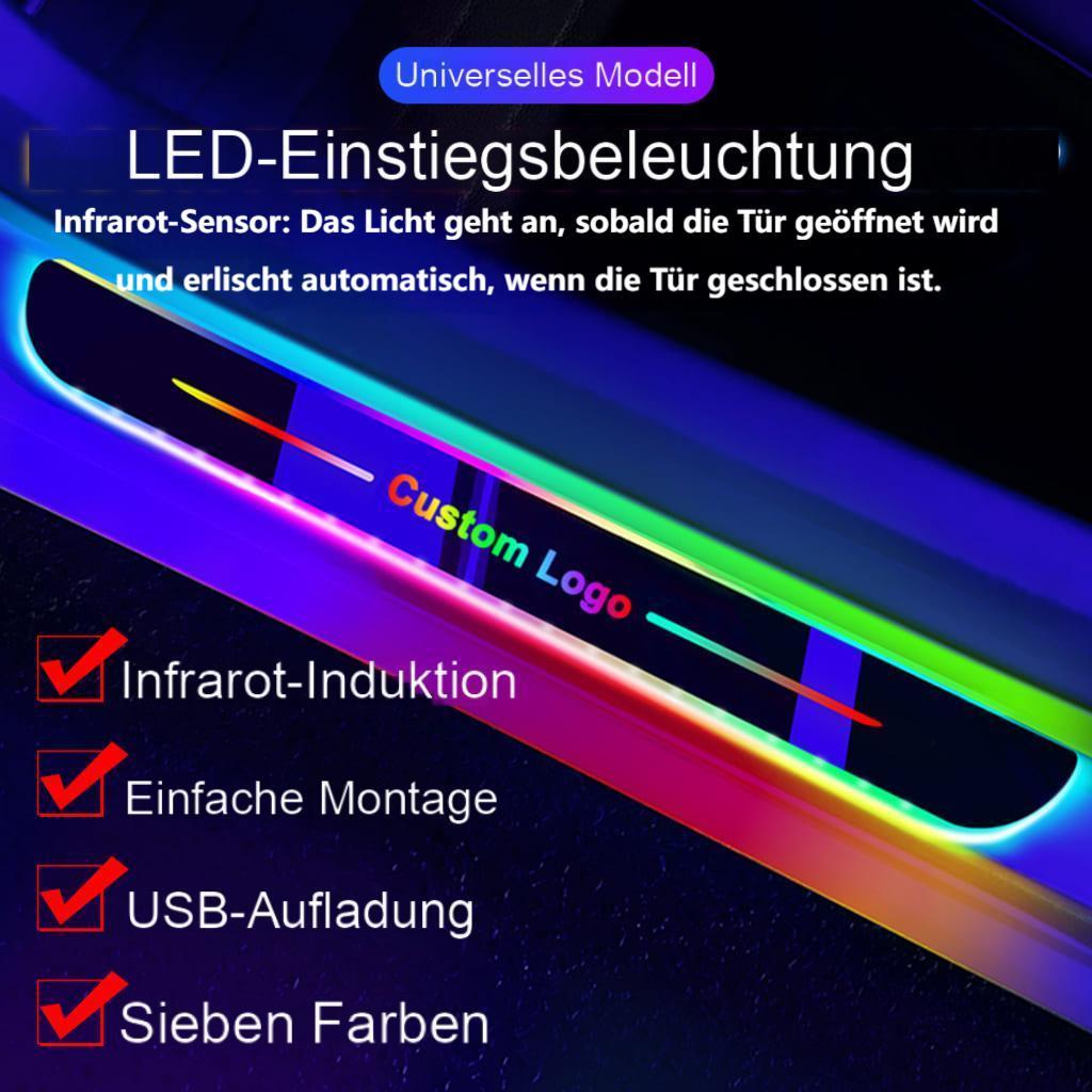 Personalisierte LED-Autotürbeleuchtung mit Wunschtext – Originelles Geschenk zum Geburtstag