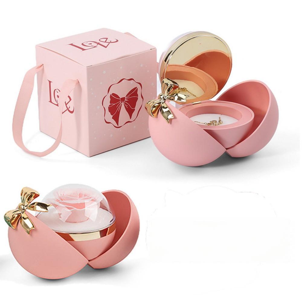 Ewige Rosen Schmuckbox - Kugel oder Schubladen Design in 3 Farben