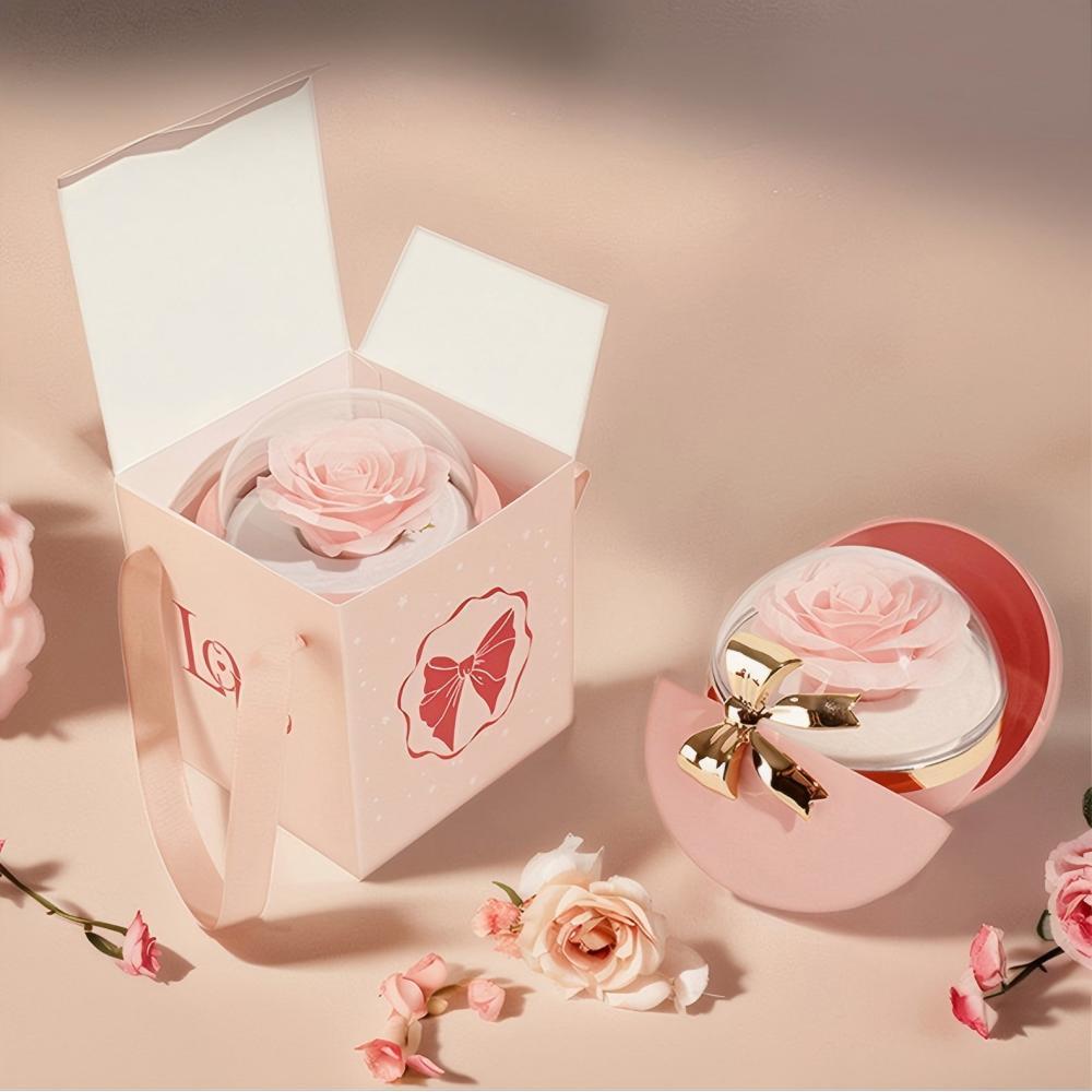 Schmuckkästchen mit Ewiger Rose – Romantische Aufbewahrung & Geschenkbox