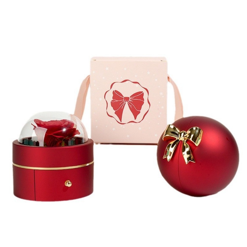 Schmuckkästchen mit Ewiger Rose – Romantische Aufbewahrung & Geschenkbox