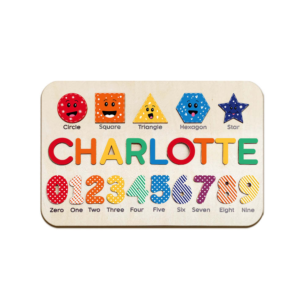 Personalisiertes Namenspuzzle Aus Holz – Ein Ideales Spielzeug Für Babys - CustWitDE