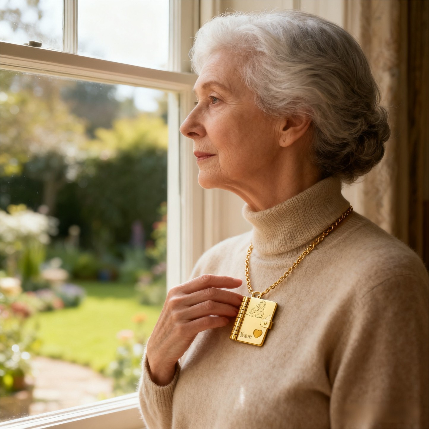 "Von Oma an Meine Enkelin" - Die persönliche Buch-Halskette mit 6 Liebesbotschaften