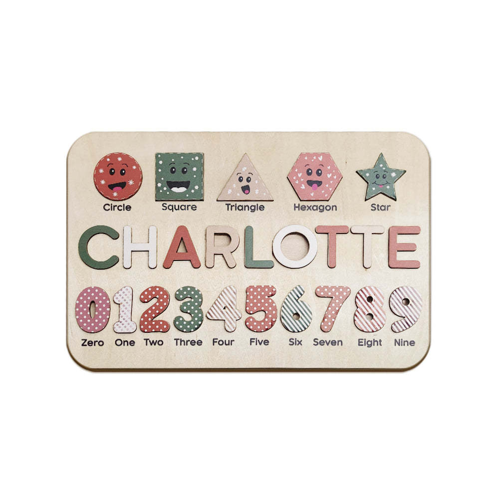 Personalisiertes Namenspuzzle Aus Holz – Ein Ideales Spielzeug Für Babys - CustWitDE