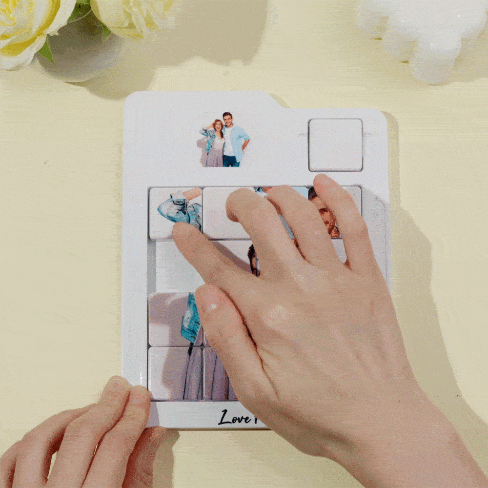 Personalisierbares Foto-Schiebepuzzle – Individuelles Geschenk mit eigenem Bild