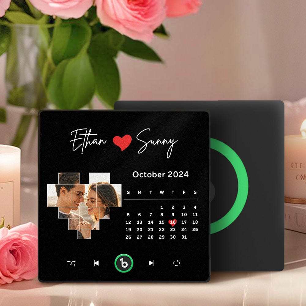 Benutzerdefinierter Musik-kühlschrankmagnet, Personalisierter Kalender