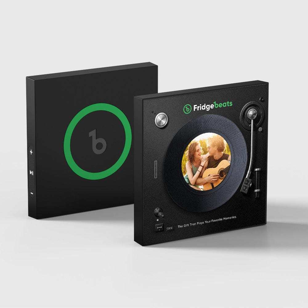 Kühlschrankmagnet Mit Musik Und Foto, Kann 1–6 Vinyls Und Songs Person