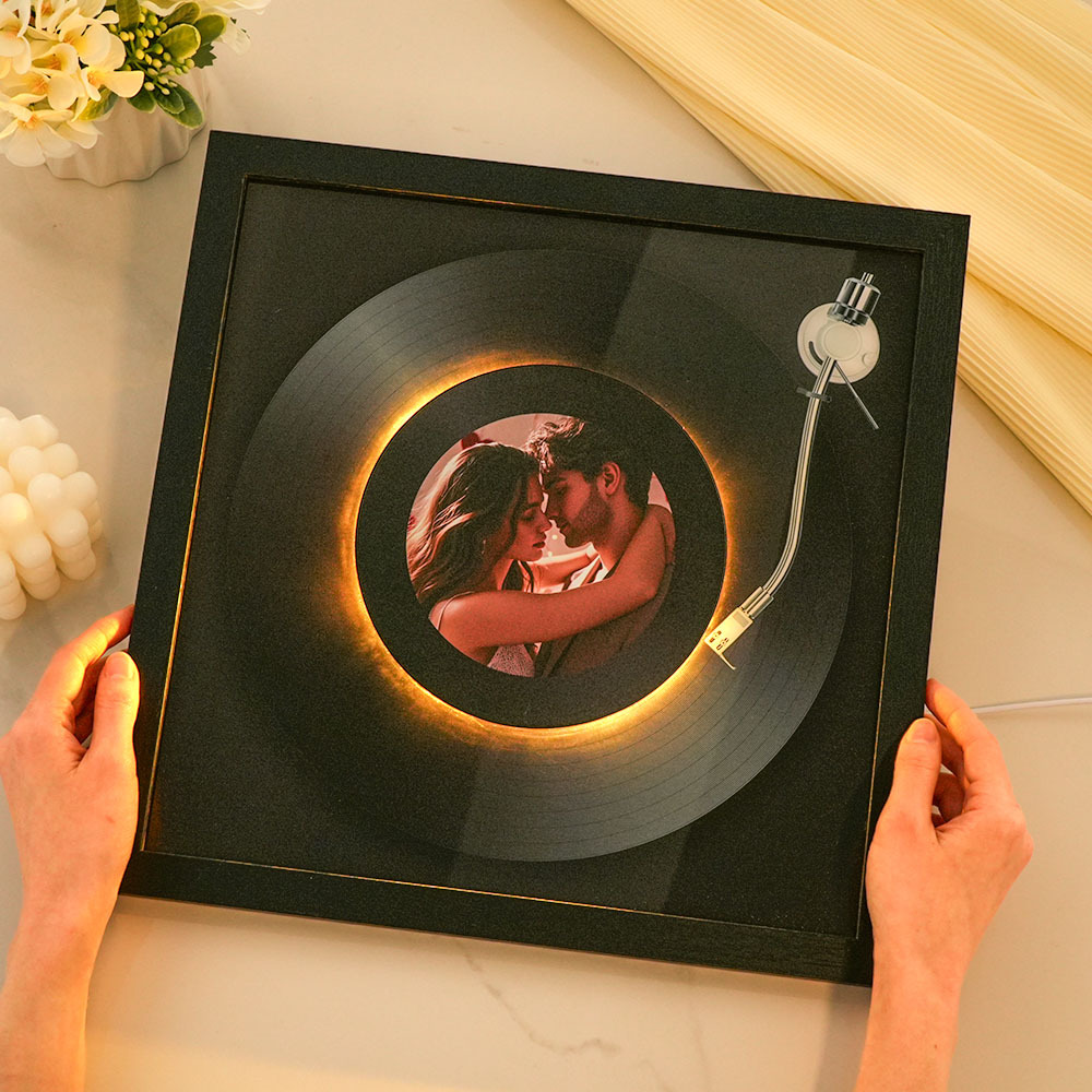 Custom Photo NFC Decor Personalized Music Gift for Couples, Anniversary Keepsake