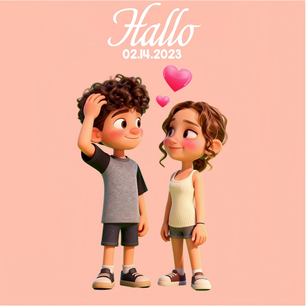 Personalisierte Cartoon-hologramm-lumina-boxen | Holografisches Gedenkornament | Bewahren Sie Die Erinnerung An Ihren Geliebten Menschen In Projektion