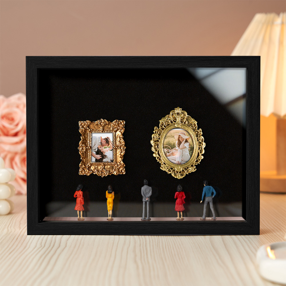 Museum of Us Mini Museum Shadow Box | Baroque Vintage Photo Decor