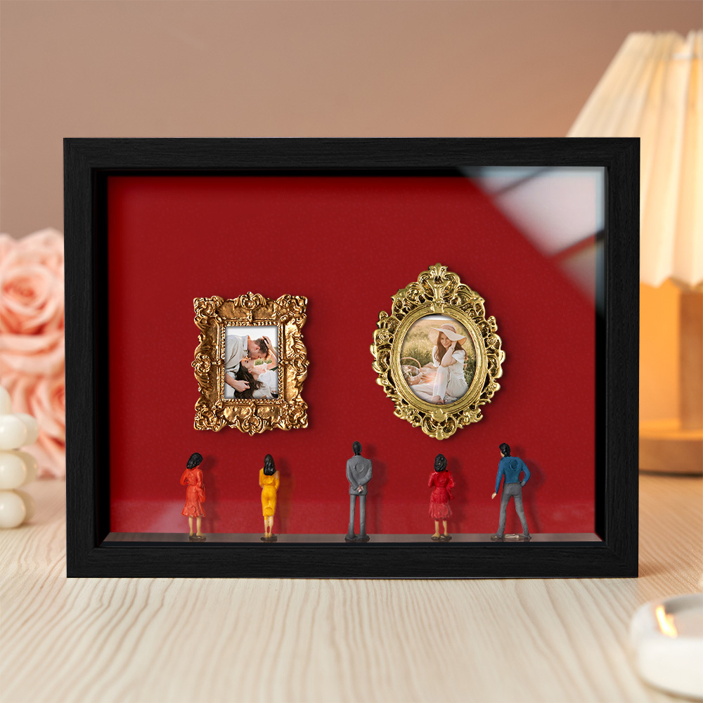 Museum of Us Mini Museum Shadow Box | Baroque Vintage Photo Decor