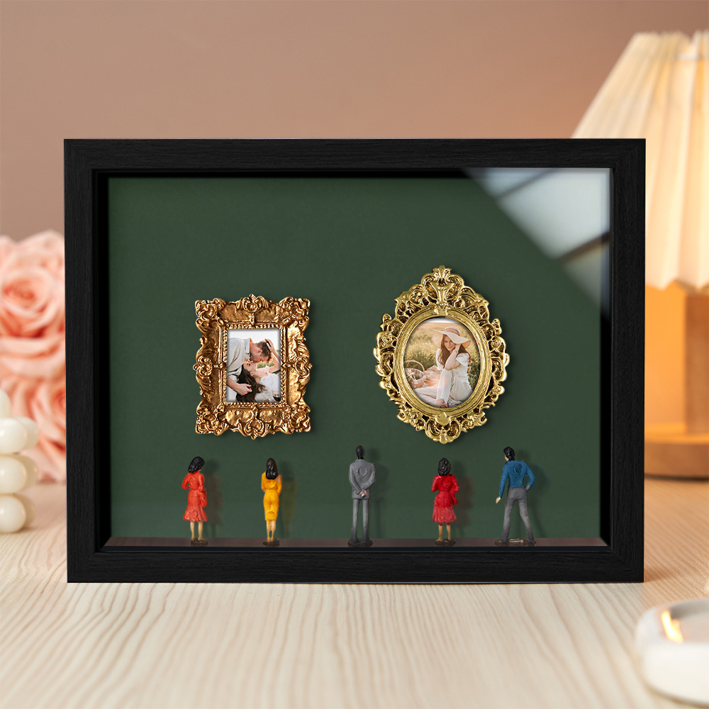Museum of Us Mini Museum Shadow Box | Baroque Vintage Photo Decor
