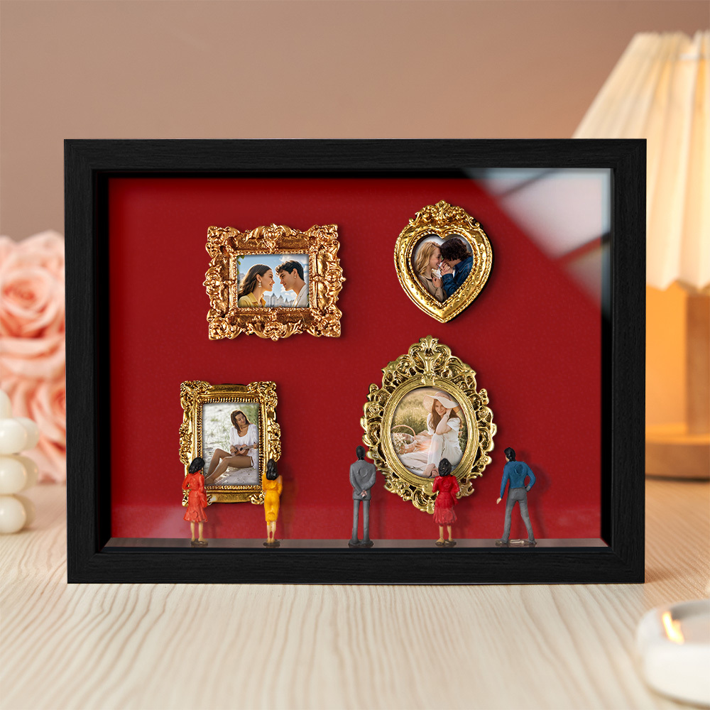 Museum of Us Mini Museum Shadow Box | Baroque Vintage Photo Decor