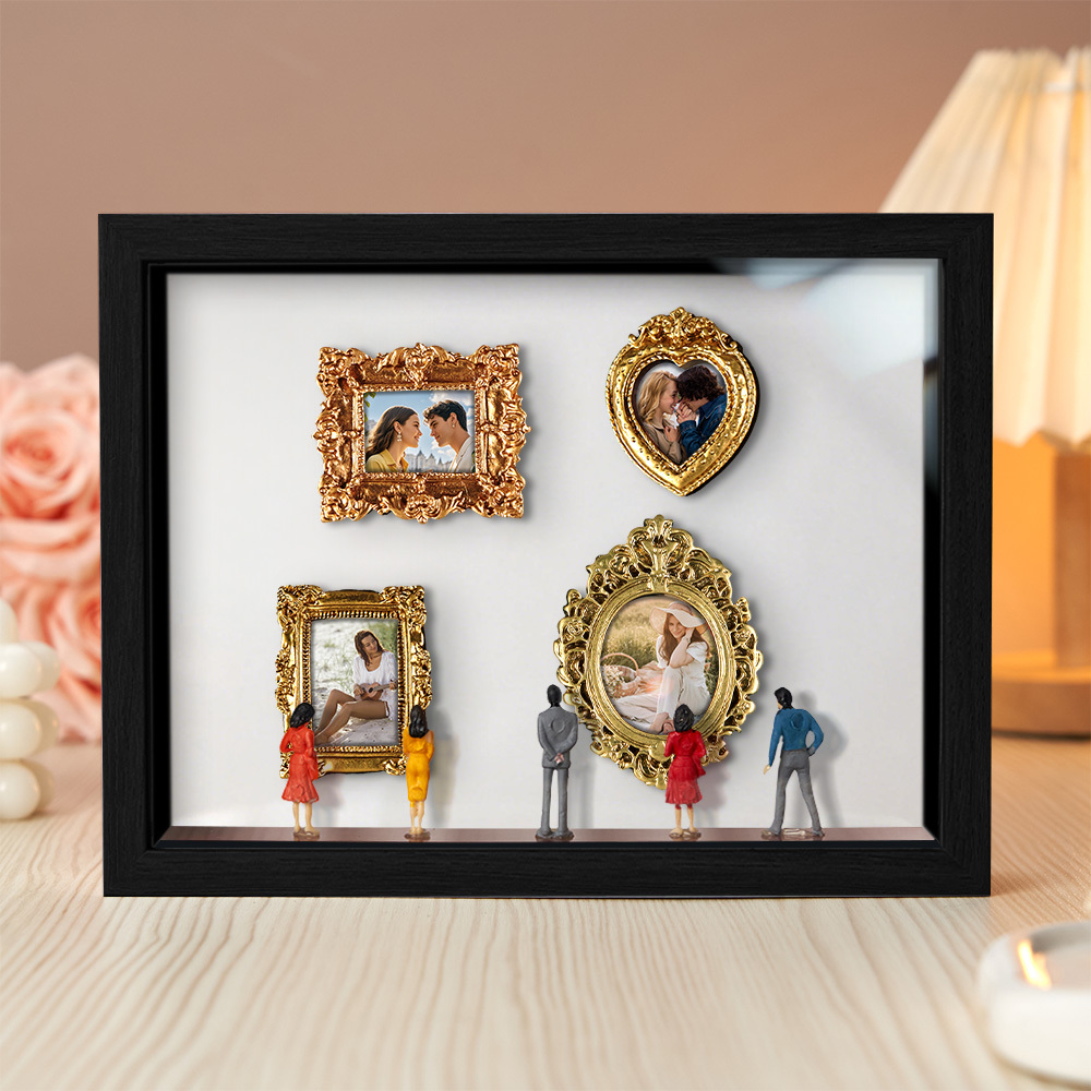 Museum of Us Mini Museum Shadow Box | Baroque Vintage Photo Decor