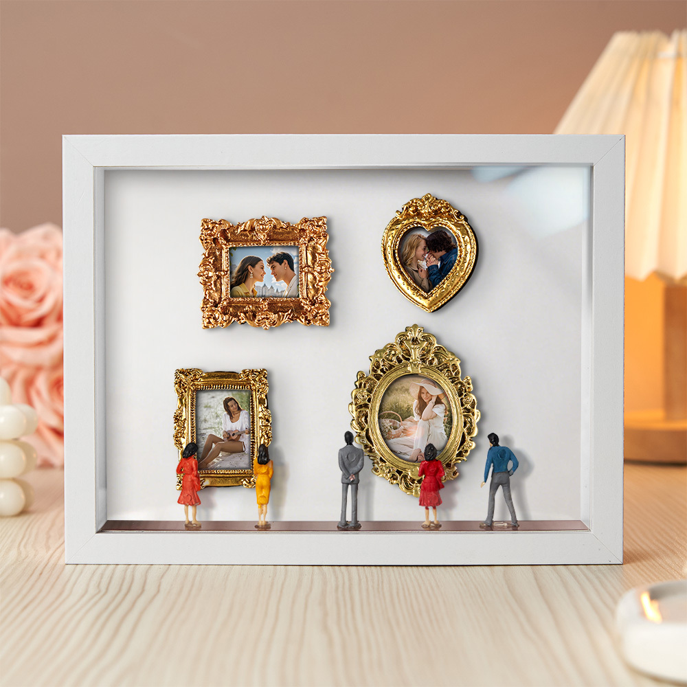 Museum of Us Mini Museum Shadow Box | Baroque Vintage Photo Decor