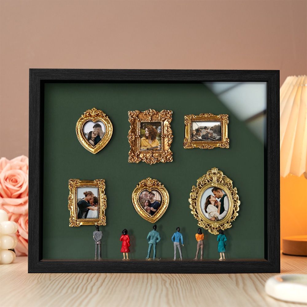 Museum of Us Mini Museum Shadow Box | Baroque Vintage Photo Decor