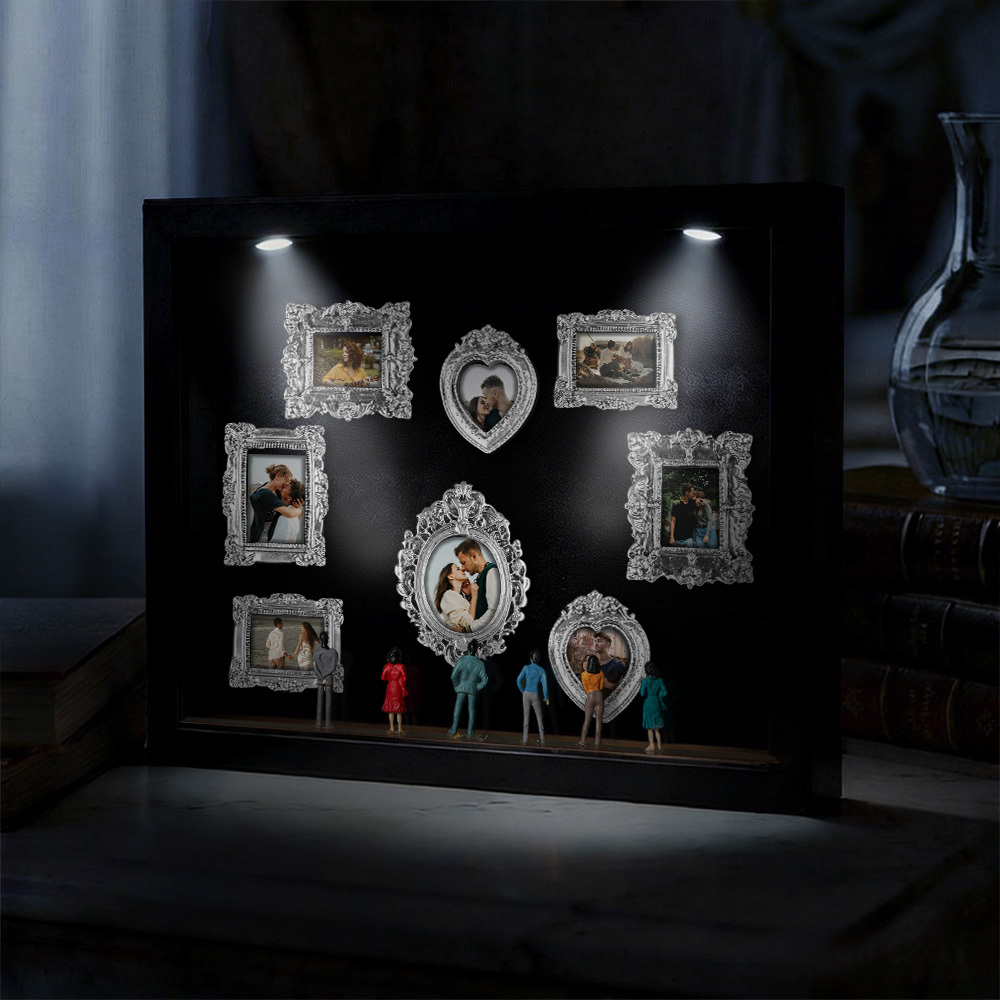 Museum of Us Mini Museum Shadow Box | Baroque Vintage Photo Decor