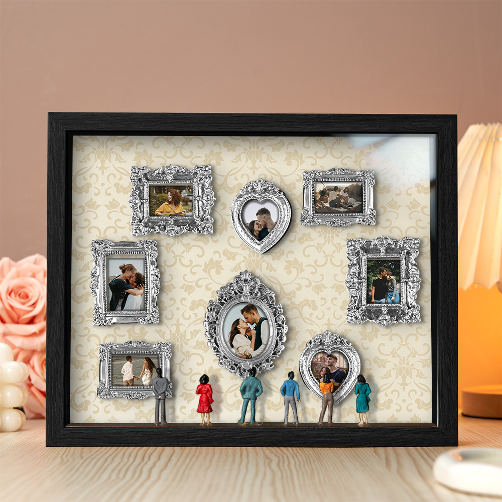 Museum of Us Mini Museum Shadow Box | Baroque Vintage Photo Decor