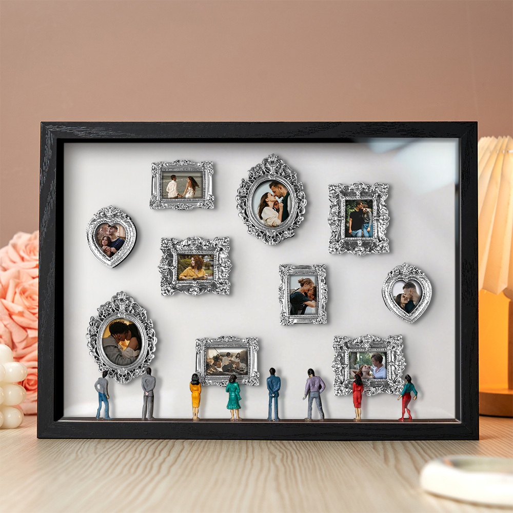 Museum of Us Mini Museum Shadow Box | Baroque Vintage Photo Decor