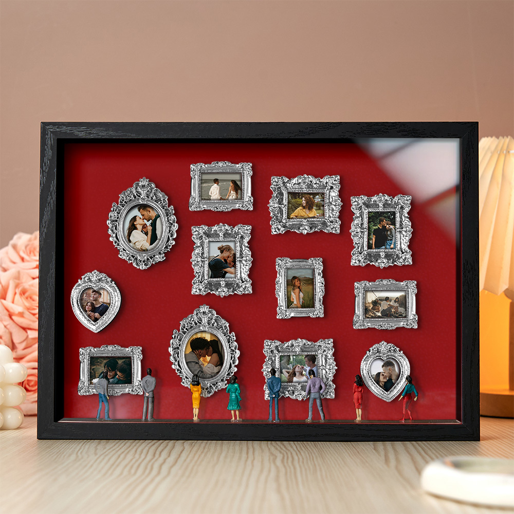 Museum of Us Mini Museum Shadow Box | Baroque Vintage Photo Decor
