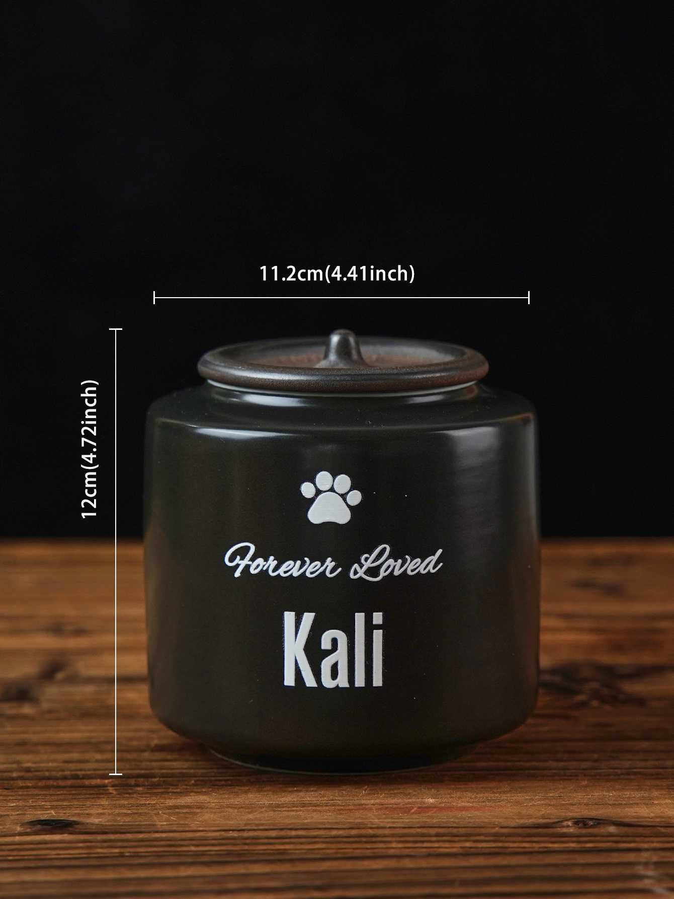 Personalisiertes Urne für Haustiere – Individuelle Gedenkdose mit Namensgravur