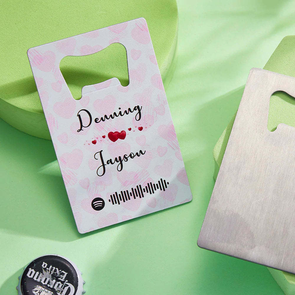Personalisierter Flaschenöffner mit Spotify-Code – Graviertes Geschenk für Musikliebhaber