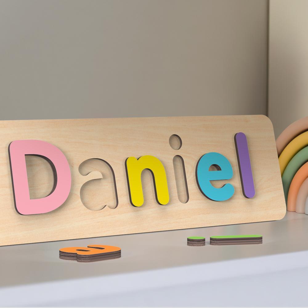 Personalisierte Namenspuzzles – Individuell Gestaltete Holzpuzzles Als Lerngeschenke Für Kleinkinder - CustWitDE